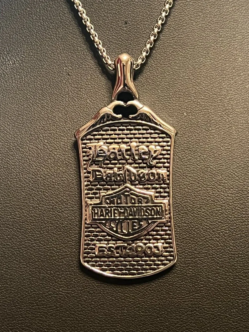 Harley-Davidson Dog Tag Necklace (200)